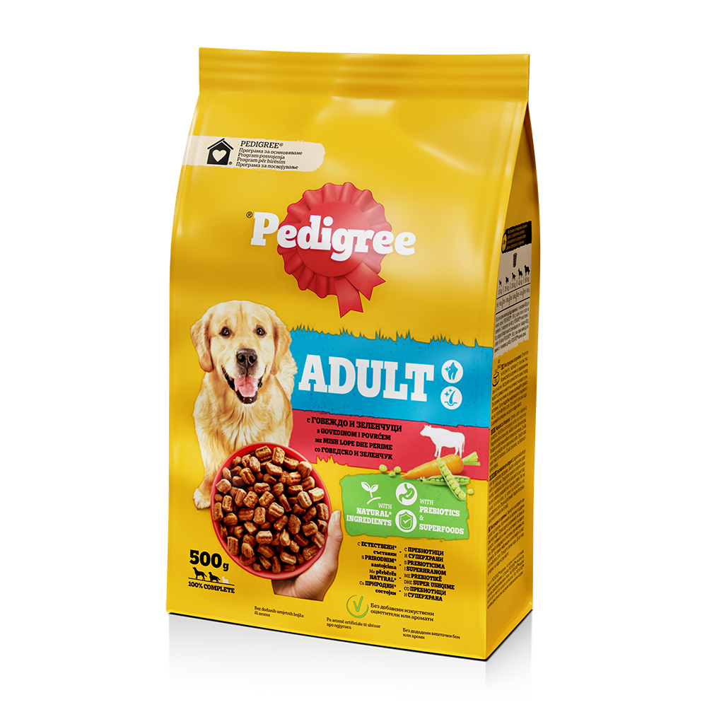 PEDIGREE  Beef/Veg 500g