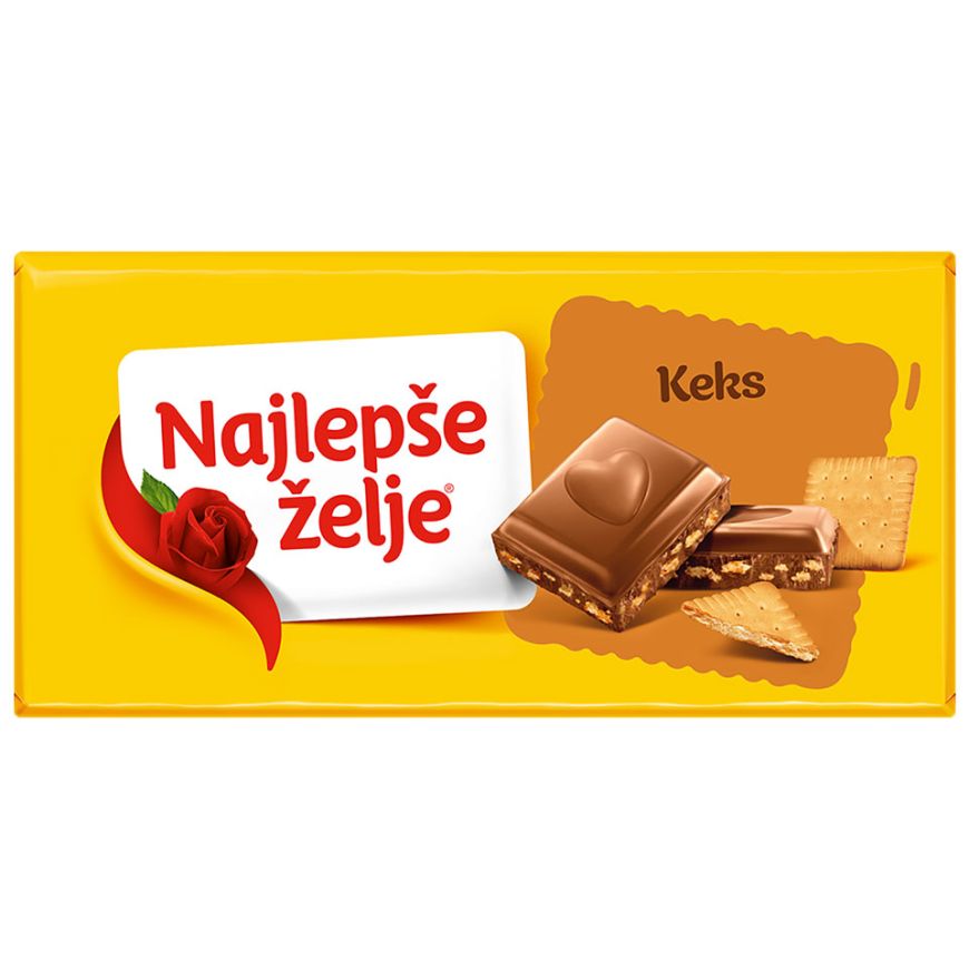 NAJLJEPŠE ŽELJE keks 85g hover