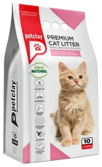 PETSAN PIJESAK ZA MAČKE BABY PUDER 5l hover